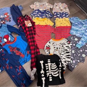 Disney Kids Pajama Sets - Blue, Red, Black, Gray